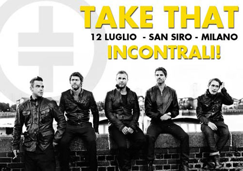 Vinci con il sito italiano il meet&greet con i Take That