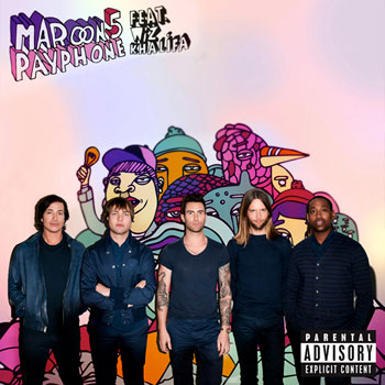 MAROON 5: DA OGGI IL NUOVO SINGOLO "PAYPHONE (FEAT WIZ KHALIFA)"