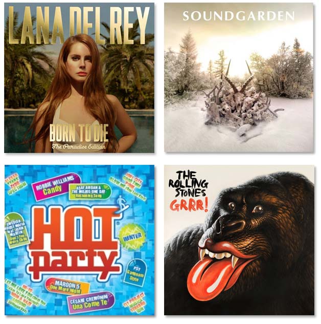 Lana Del Rey, Soundgarden, Hot Party Winter 2013, The Rolling Stones
