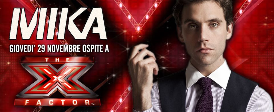 MIKA torna in Italia Giovedì 29 novembre