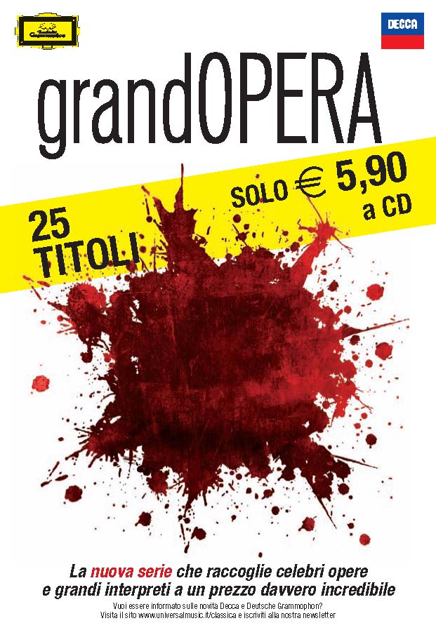 grandOPERA: la nuova serie che raccoglie le più celebri opere ad un prezzo incredibile