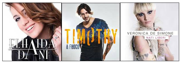 I tre protagonisti di The Voice of Italy  presentano i loro album di esordio