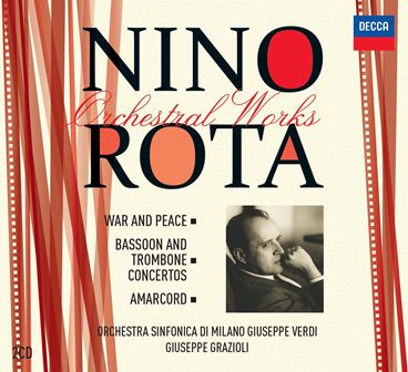 Nino Rota "Orchestral Works": il secondo volume in uscita per Decca