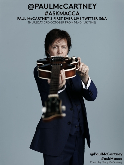 Oggi Paul McCartney risponde su twitter!