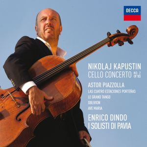 Enrico Dindo presenta il suo nuovo CD di Kapustin e Piazzolla alla Feltrinelli di Milano