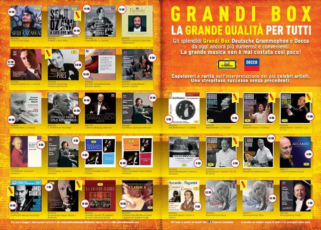 I grandi box di musica classica a prezzo speciale