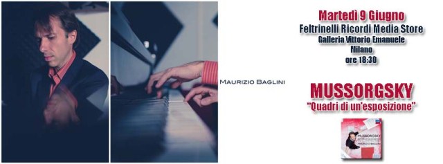 Maurizio Baglini: Lezione-Concerto alla Feltrinelli a Milano