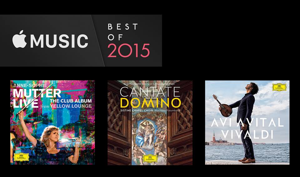 3 dischi Deutsche Grammophon nella Best of 2015 di Apple Music