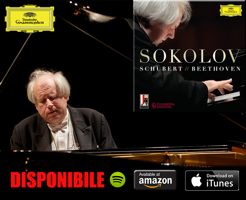 Sokolov : 'Schubert - Beethoven' esce oggi