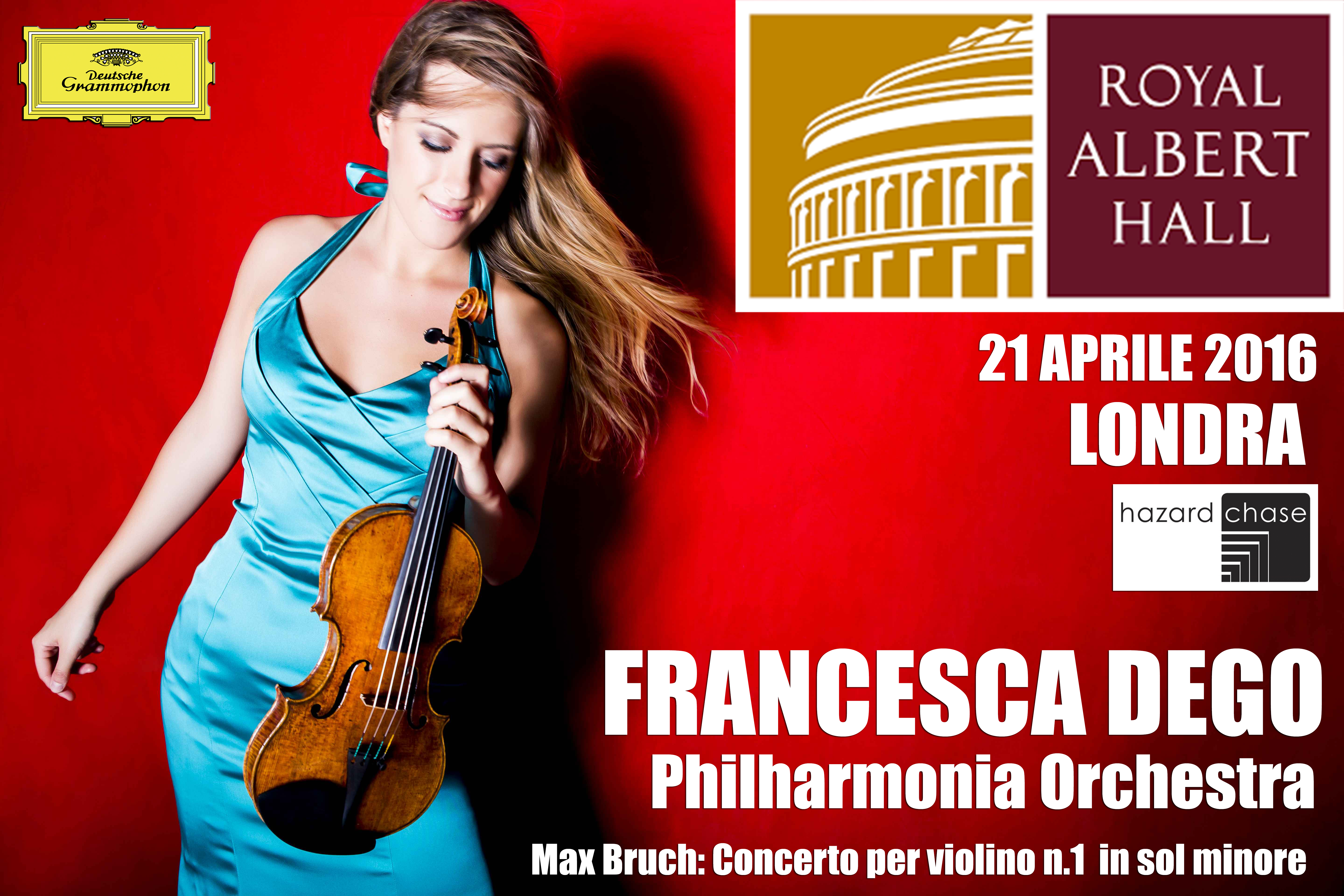 Francesca dego in concerto alla ROYAL ALBERT HALL