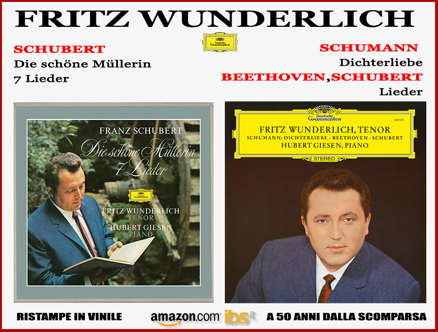 Fritz Wunderlich : ristampati i vinili