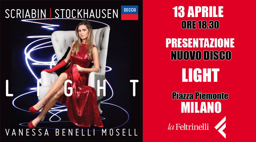 Vanessa Benelli Mosell: il 13 aprile a la Feltrinelli di Milano