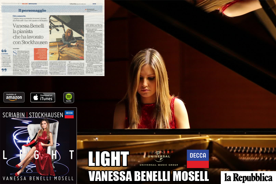 Vanessa Benelli Mosell: l'intervista de la Repubblica