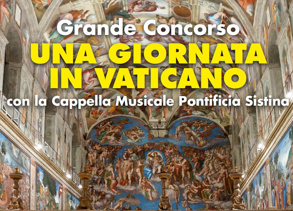 Una giornata in Vaticano: il nuovo concorso
