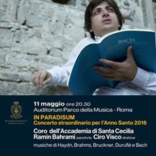 RAMIN BAHRAMI ALL'AUDITORIUM PARCO DELLA MUSICA DI ROMA
