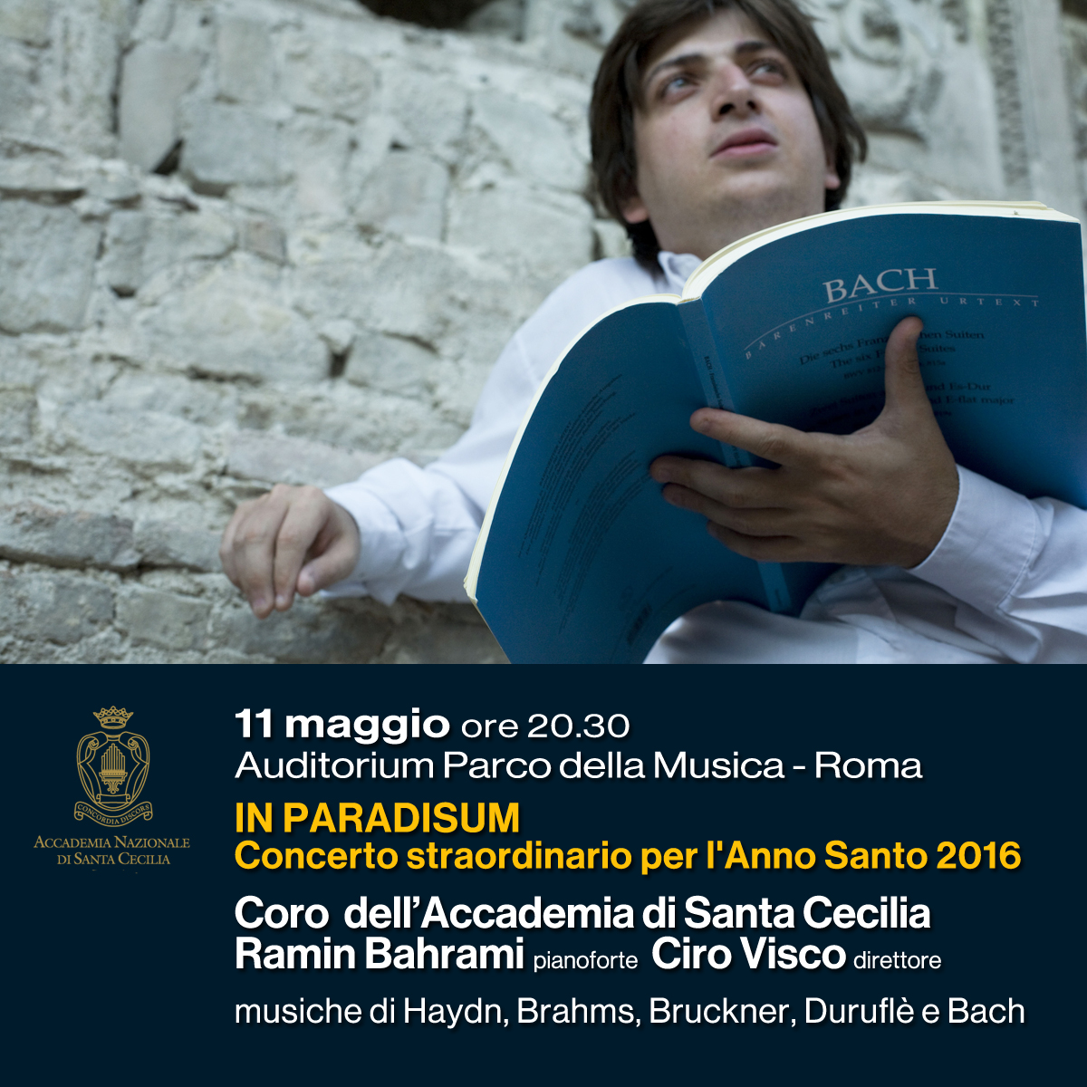 Ramin Bahrami in concerto a Roma