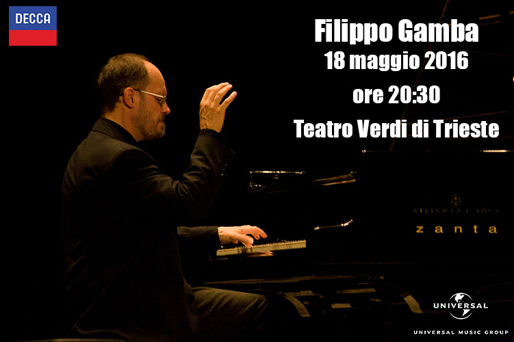 FILIPPO GAMBA AL TEATRO VERDI DI TRIESTE