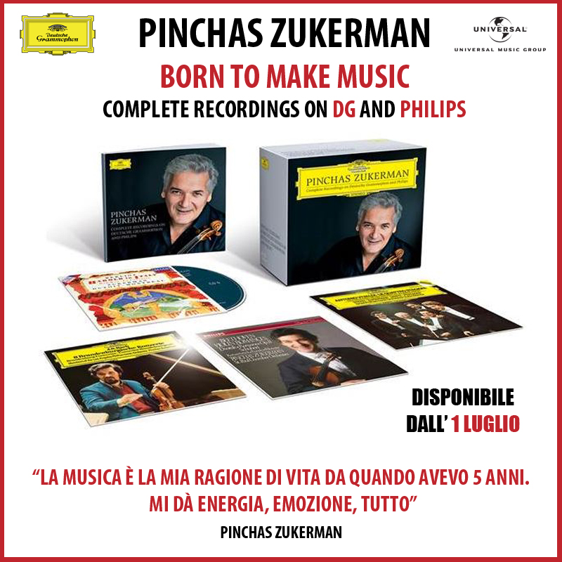 Pinchas Zukerman: in arrivo il box delle incisioni DG e Philips
