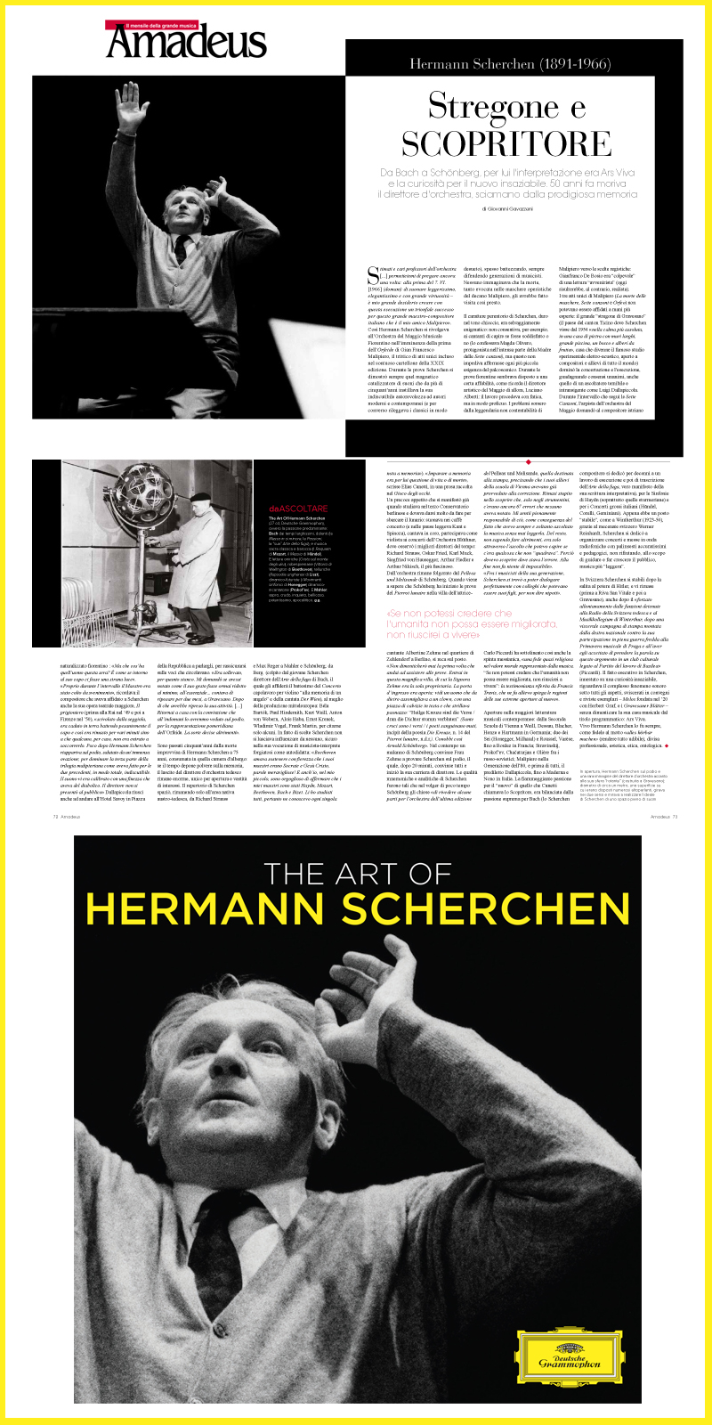 The Art Of Hermann Scherchen riceve 5 stelle da Amadeus