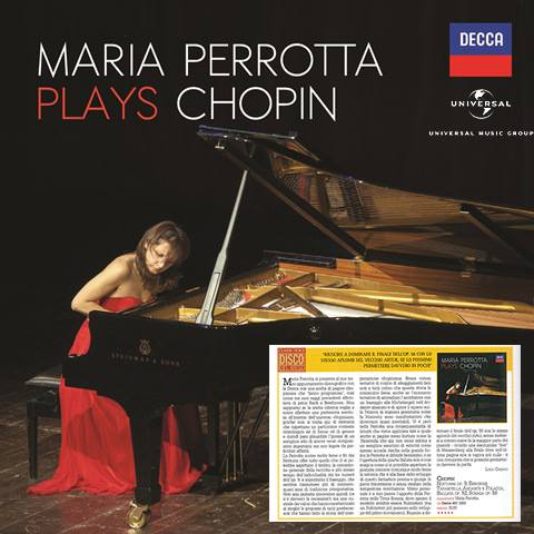 Maria Perrotta: 5 stelle per il suo Chopin  da Classic Voice