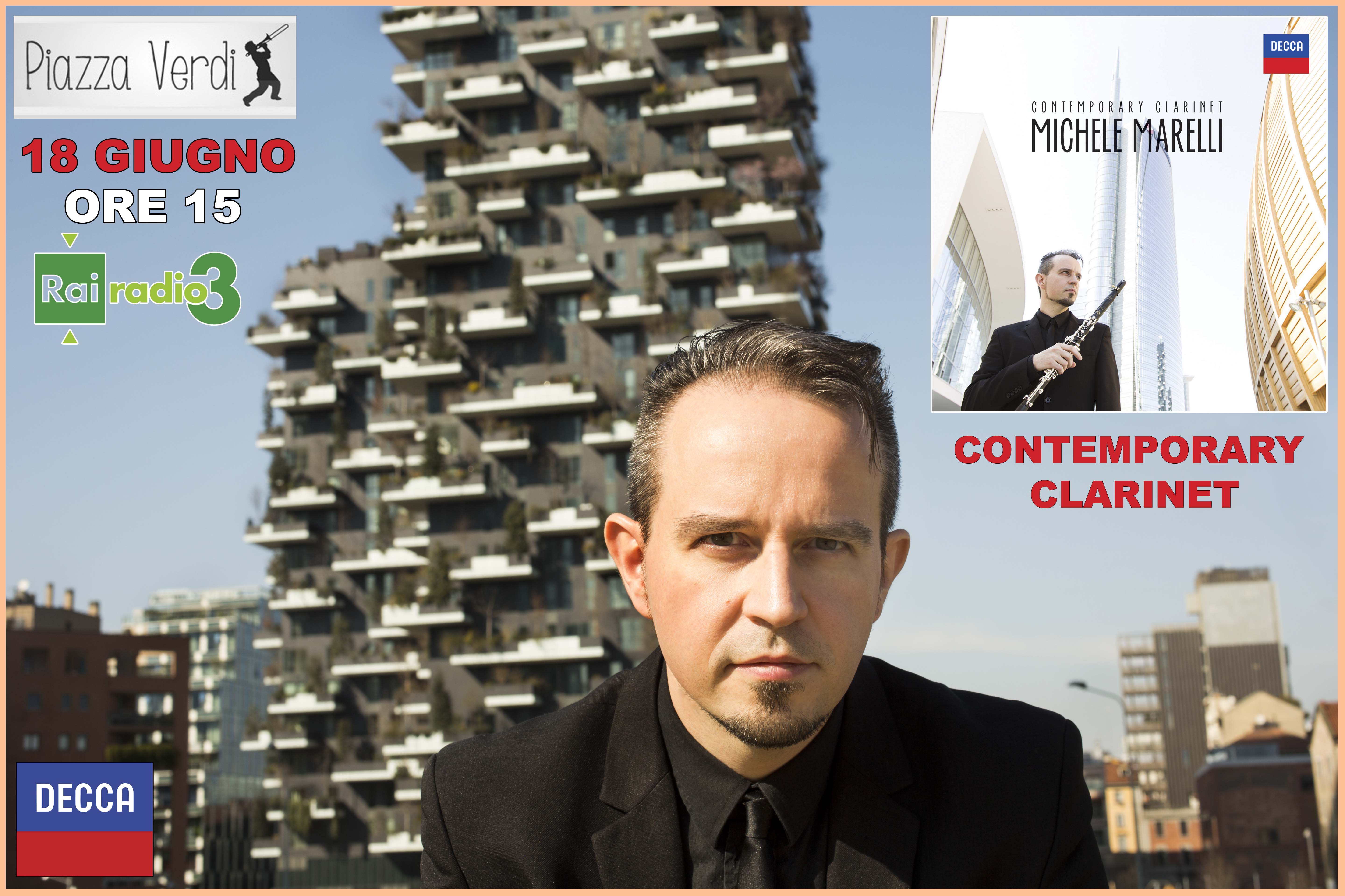 Michele Marelli a Piazza Verdi per presentare il nuovo CD