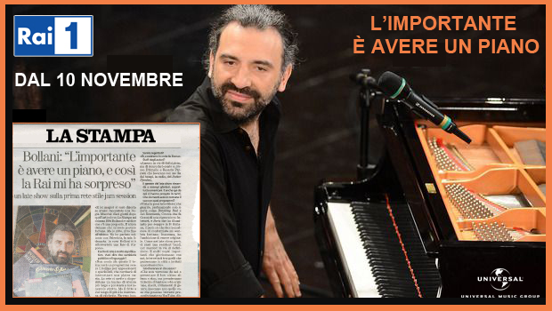 Stefano Bollani: dal 10 novembre su Rai 1