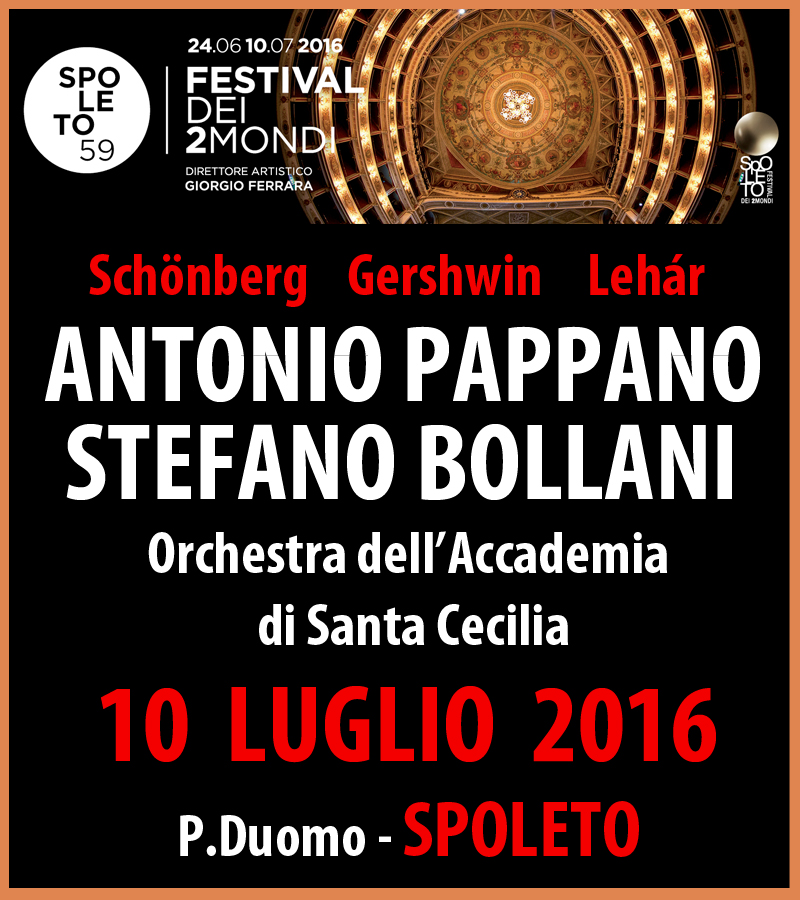 Stefano Bollani e Antonio Pappano al Festival di Spoleto