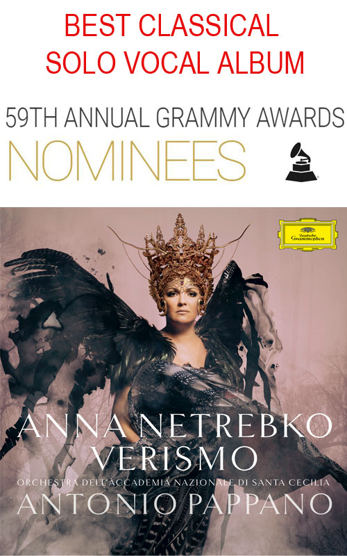ANNA NETREBKO: 'Best Classical Solo Vocal Album'