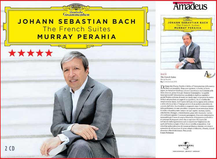 Murray Perahia: 5 stelle su Amadeus