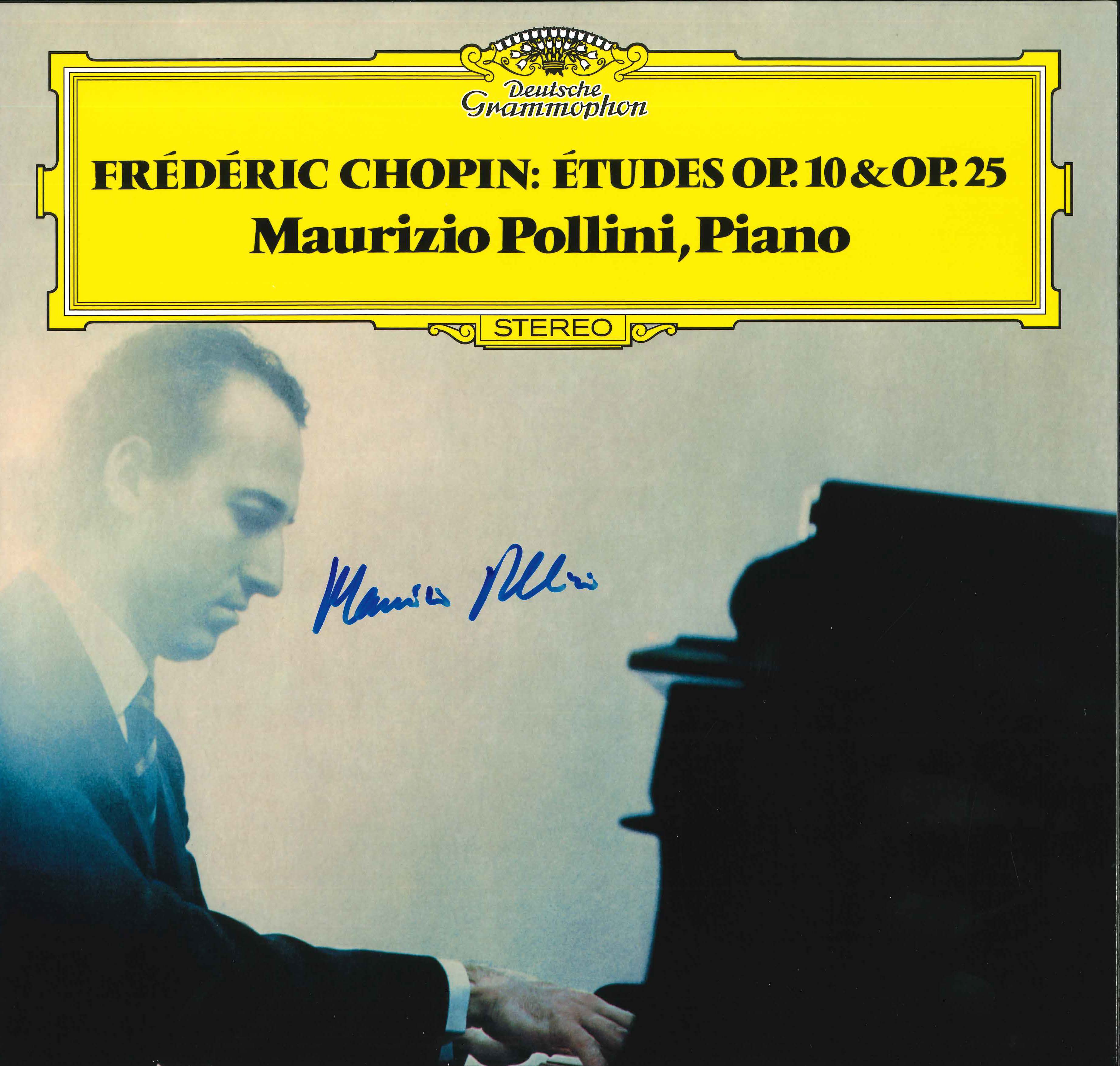 Maurizio Pollini: disponibile il suo LP autografato di Chopin