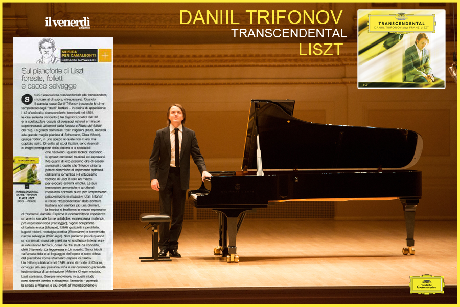 Daniil Trifonov: 'Transcendental' su Il Venerdi