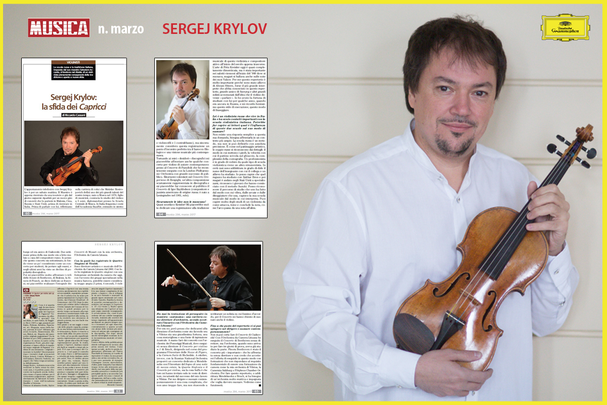 Sergej Krylov: lunga intervista e 5 stelle su Musica