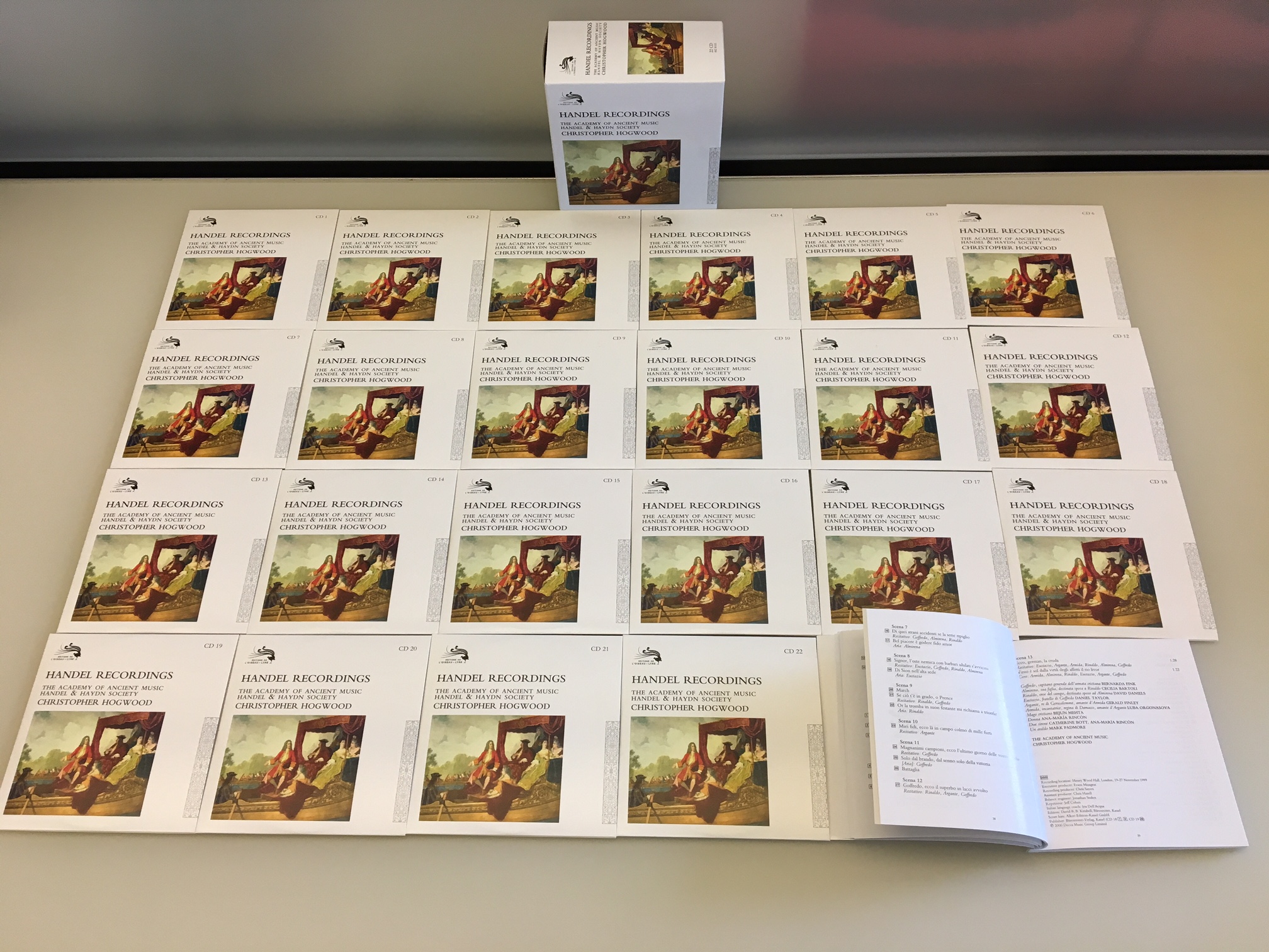 'Handel Recordings' : il box con tutte le incisioni di Christopher Hogwood