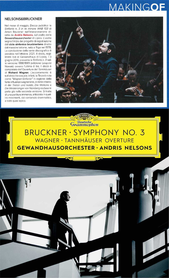 Andris Nelsons: il nuovo CD bruckeriano su Amadeus