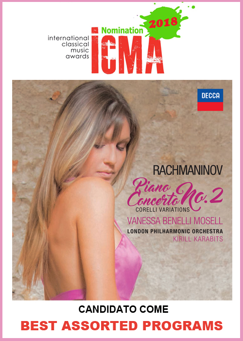 Vanessa Benelli Mosell candidata all'ICMA 2018