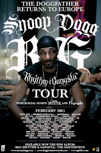 CLAMOROSO RESPONSO DEL PUBBLICO PER D.O.Double G ED IL SUO RYTHM & GANGSTA TOUR EUROPEO.