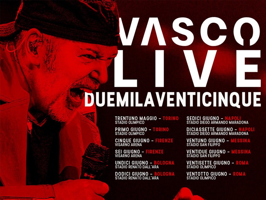 VASCO LIVE DUEMILAVENTICINQUE