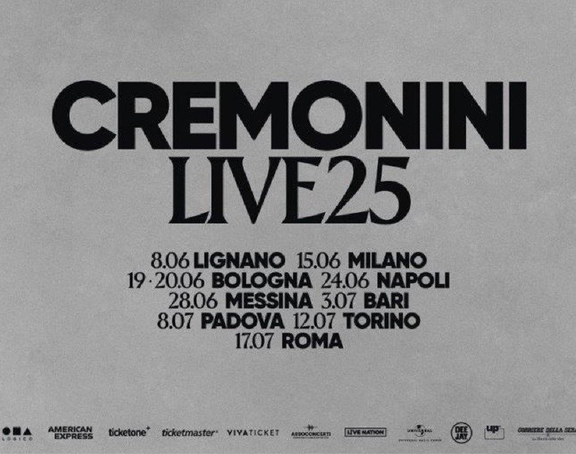 CREMONINI LIVE25