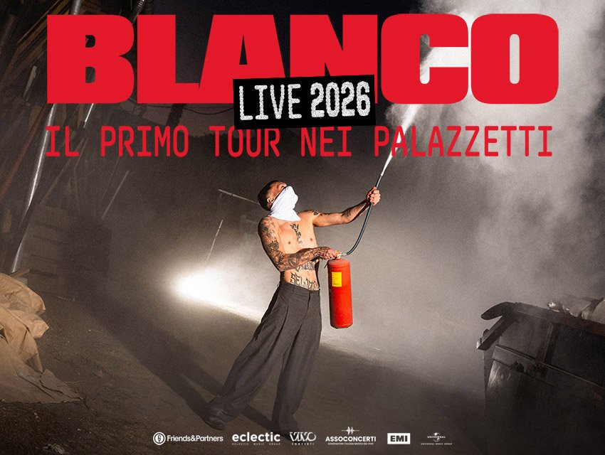 BLANCO LIVE 2026 - IL PRIMO TOUR NEI PALAZZETTI