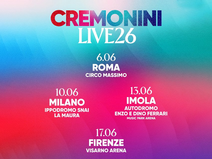 CREMONINI LIVE26
