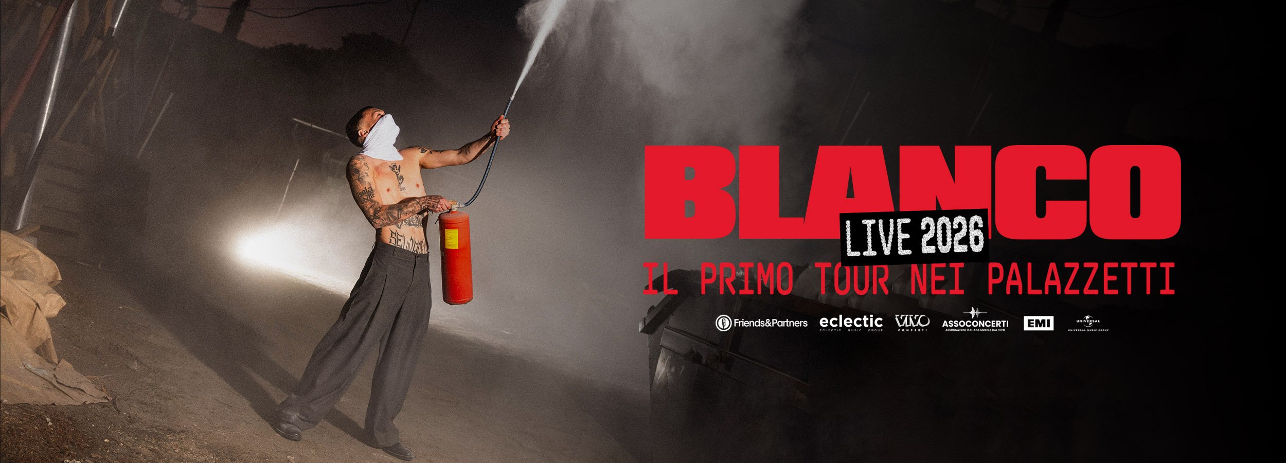 BLANCO LIVE 2026 - IL PRIMO TOUR NEI PALAZZETTI